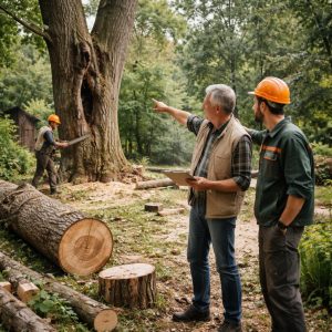 можно ли спилить деревья на участке