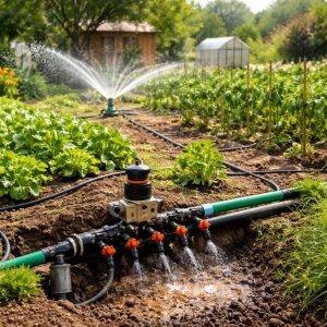разводка воды на даче для полива