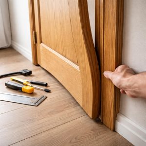 деревянную дверь выгнуло как исправить