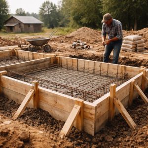 фундамент для дома своими руками
