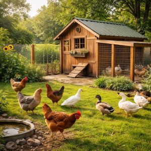 как устроить птичий двор
