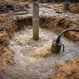 как взять воду из плывуна