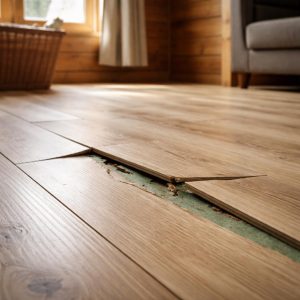 ламинат по лагам в деревянном доме