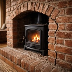 печной портал из кирпича