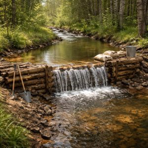 плотина своими руками на ручье
