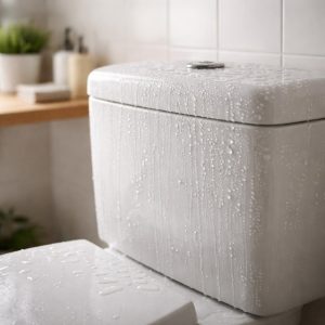 почему образуется конденсат на унитазе