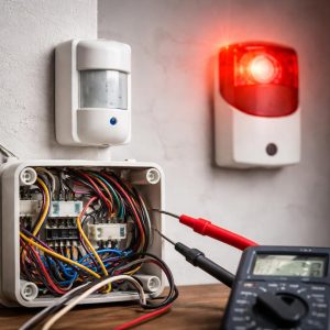 подключение сирены к датчику движения