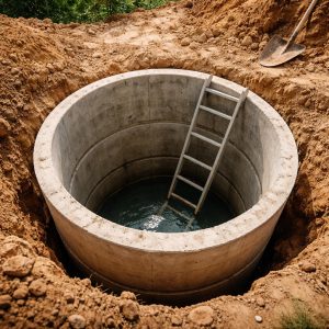 сколько колец нужно для колодца питьевого