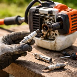 свеча зажигания на триммер