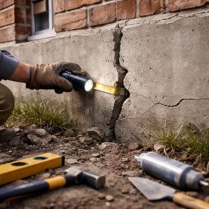 треснул ленточный фундамент что делать