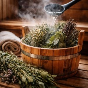 веники и травы для бани
