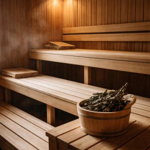 высота полок в парилке